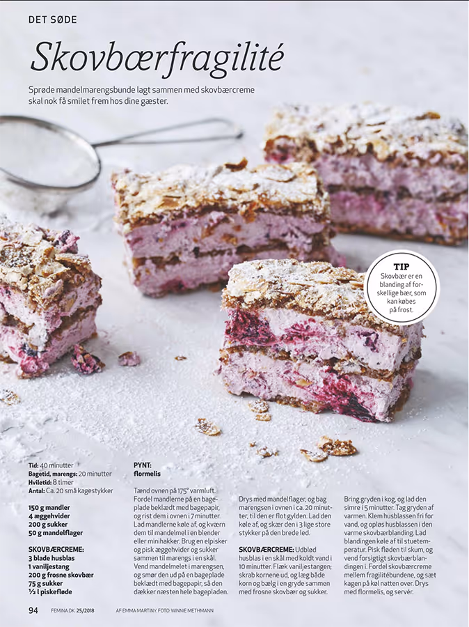 Skovbærfragilité // FEMINA NR. 25 2018