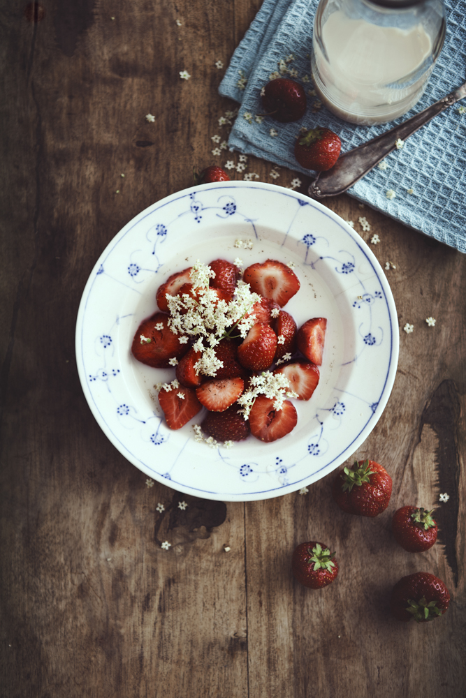 Havremælk med jordbær