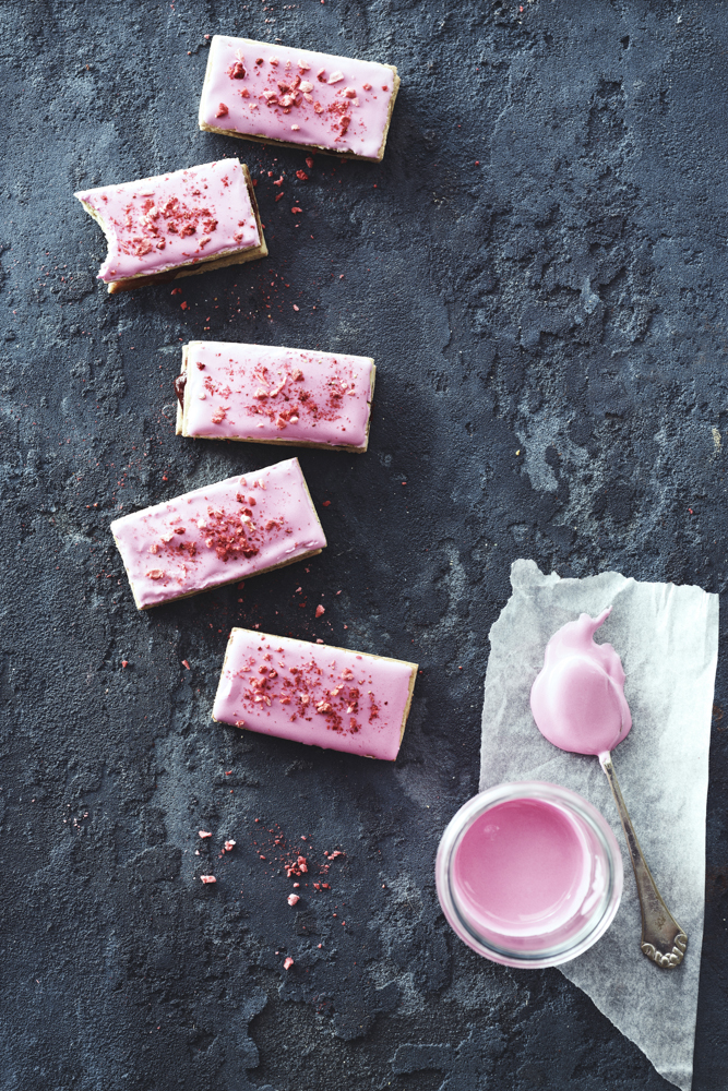 Glutenfri hindbærsnitter