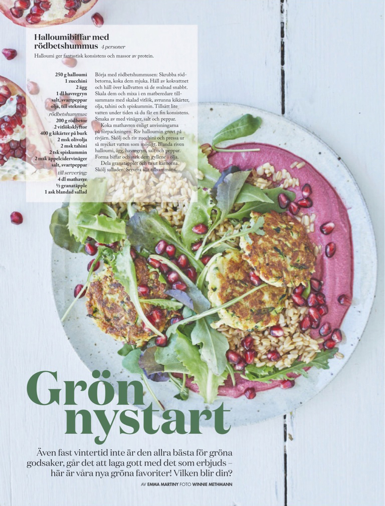 ELLE MAT & VIN NR. 1 2019 // GRÖN NYSTART