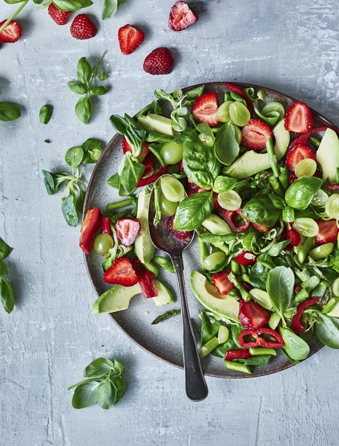 Jordbær Salat